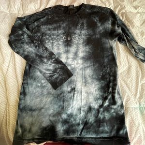 Tie dye obey long sleeve